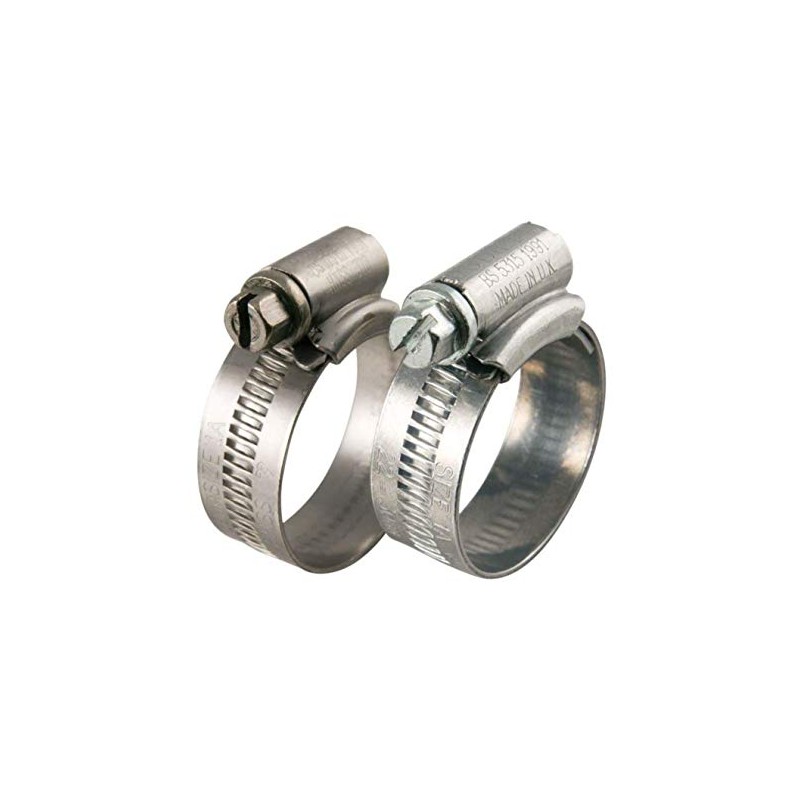 Genuine Jubilee Clip 2 40-55MM Hose Fuel Clamp Worm Drive