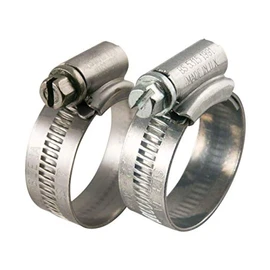 Genuine Jubilee Clip 2 40-55MM Hose Fuel Clamp Worm Drive Petrol Pipe Line - Double