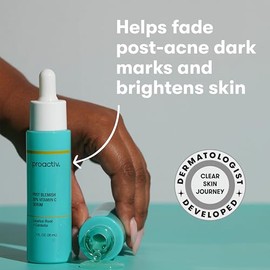 Proactiv Suero con 10% de vitamina C Post Blemish - Apunta a manchas oscuras y tono desigual de la piel. Formulado para pieles propensas al acné