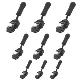 9PCS Zipper Repair Kit Zipper Slider Replacement Zippers Set 3 Sizes Instant Zip Fixer #3#5#7#8#10 Zips Extension & Fixing Zip Puller for Luggage, Backpacks, Jackets, Jeans, No Tools Needed, Fixnzip