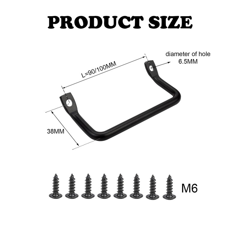 KFZDCG 4 Pcs Side Fixing Handle for Trays, Serving Tray