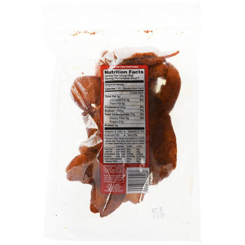 Trader Joe's Dried Chile Spiced Mangoes (Pack of 3)