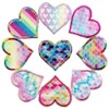 TIANYING Fashionable Iron Heart Patch, Applique Cute Embroidery Patch, Decorative