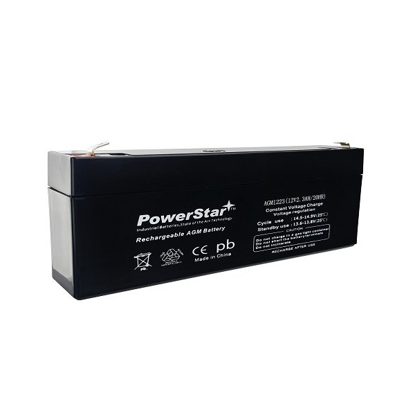 PowerStar 12V 2.3AH Battery for Yuasa NP2.3-12