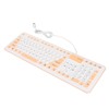 Foldable Silicone Keyboard 106 Keys Waterproof Dustproof Foldable USB Wired