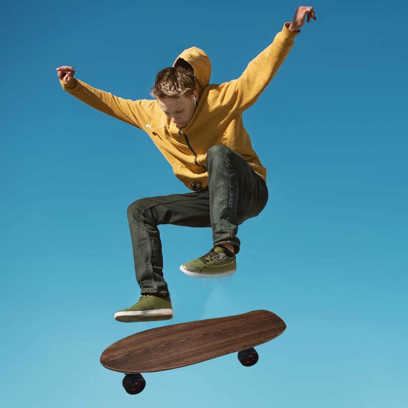 Kigai Brown Wood Texture Skateboard Grip Tape Deck Sandpaper for