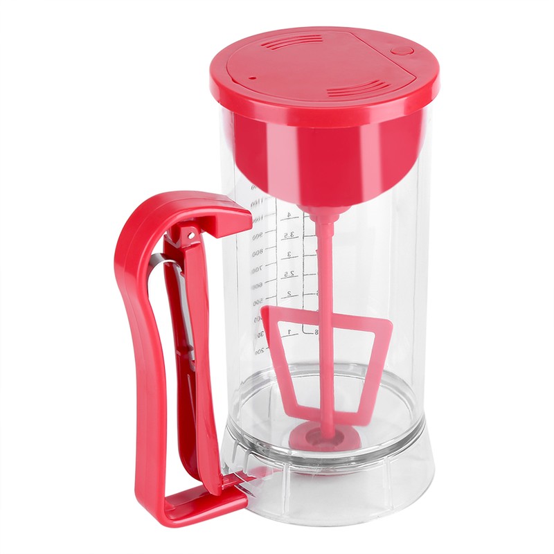 Cordless Electric Battery Powered Mixer Dispenser Pancake Cupcake Waffle Batter