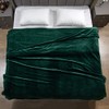 ml MassAri Limited Fleece Blanket Sofa Bed Throw 130x150 Green