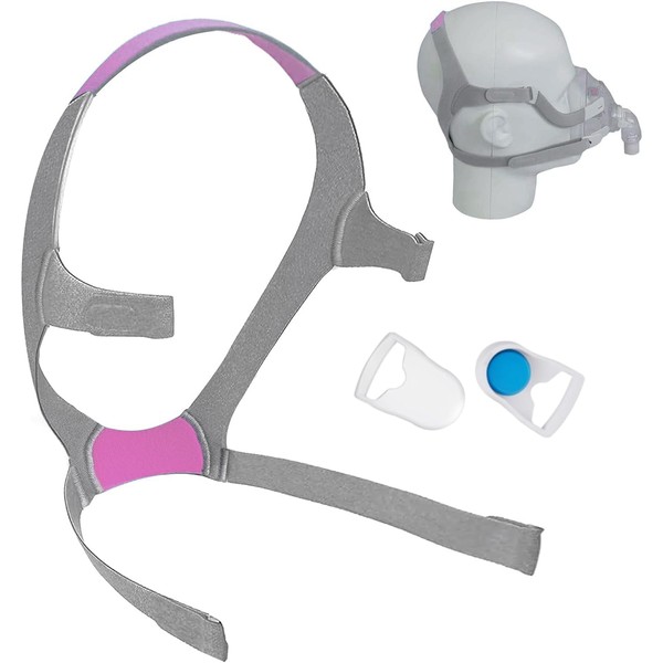 Airfit F20 Headgear Medium with Clips, Replacement Headgear Straps with