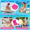 Yerliker Foldable Hot Tub Booster Seat, Inflatable Adjustable 2 Heights
