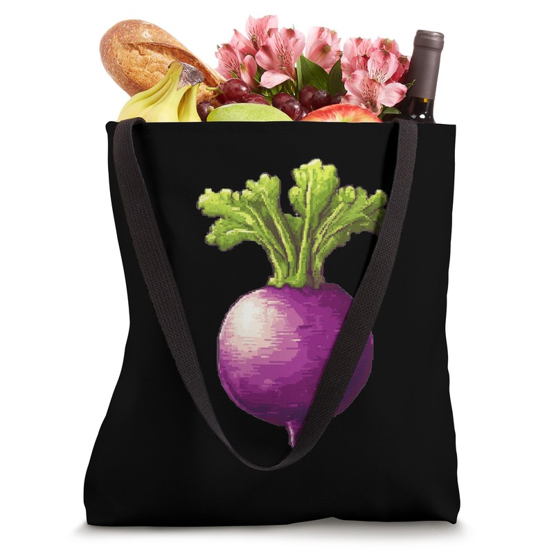 Rutabaga 16 Bit Pixel Art Tote Bag