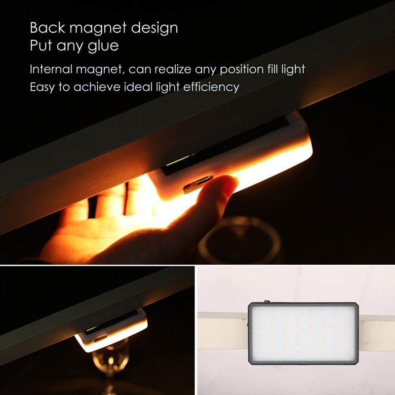 Manbily Portable LED Light 3000K6500K CRI 95+ Pocket Light with