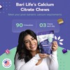 Bari Life Calcium Citrate Bariatric Calcium Chews with 1000 IU