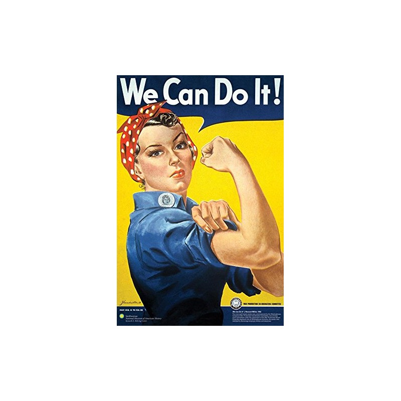 Smithsonian- Rosie The Riveter Poster 24 x 36in
