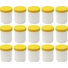 15 Containers Containers Ointment Cream/Ointment Kruke High, 60ml Capacity with