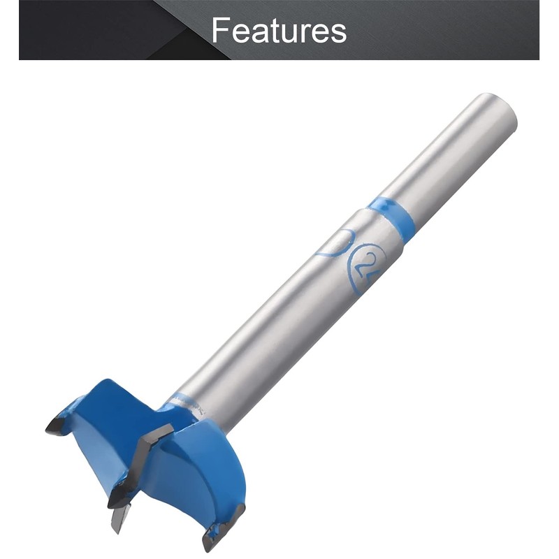 Utoolmart 24mm Forstner Drill Bits, Auger Drill Bit Woodworking Boring