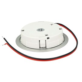 Mini LED Recessed Spotlight Dimmable Touch Dimmer On Off DC 12 V 2.5 W Round Hole 60 mm (Silver, 4500 K)