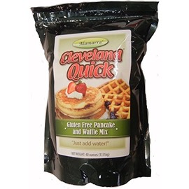Cleveland Quick - Gluten Free Instant Pancake Waffle Mix -Two 40 Oz Packages