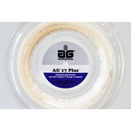 AG Synthetic Gut Plus 17 Gauge 330' White Tennis String