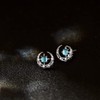 SLUYNZ 925 Sterling Silver Star Moon Studs Earrings for Women