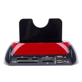 TEMPO DI SALDI Docking Station 2 Hard Drive 2.5 3.5 SATA IDE E-Sata USB 2.0 3.0 HDD Player