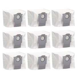 9pcs Robot Cleaner Dust Bag Disposable Dust Collection Bag for Roborock G10S G10S PRO T8 T8 PLUS Q7 MAX S7 MAXV UITRA