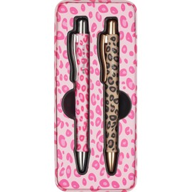 Faber-Castell 241147 Poly Ball Leo Sugarspots Ballpoint Pen with Interchangeable XB Refill, Gift Set in Metal Case