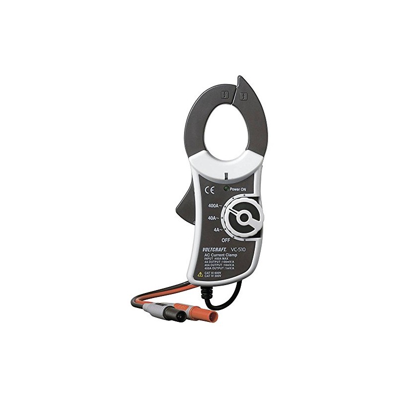 VC-510VOLTCRAFT®Clip-on ammeter adapter 0 - 400 A/AC30 mm
