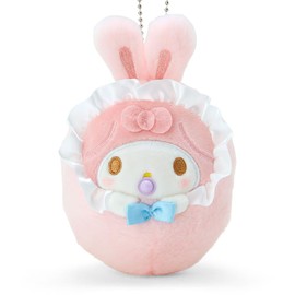 Sanrio 978671 My Melody My Melody Mascot Holder, 3.9 x 2.9 x 1.6 inches (10 x 7.3 x 4 cm), Swaddling Baby Mascot, Character