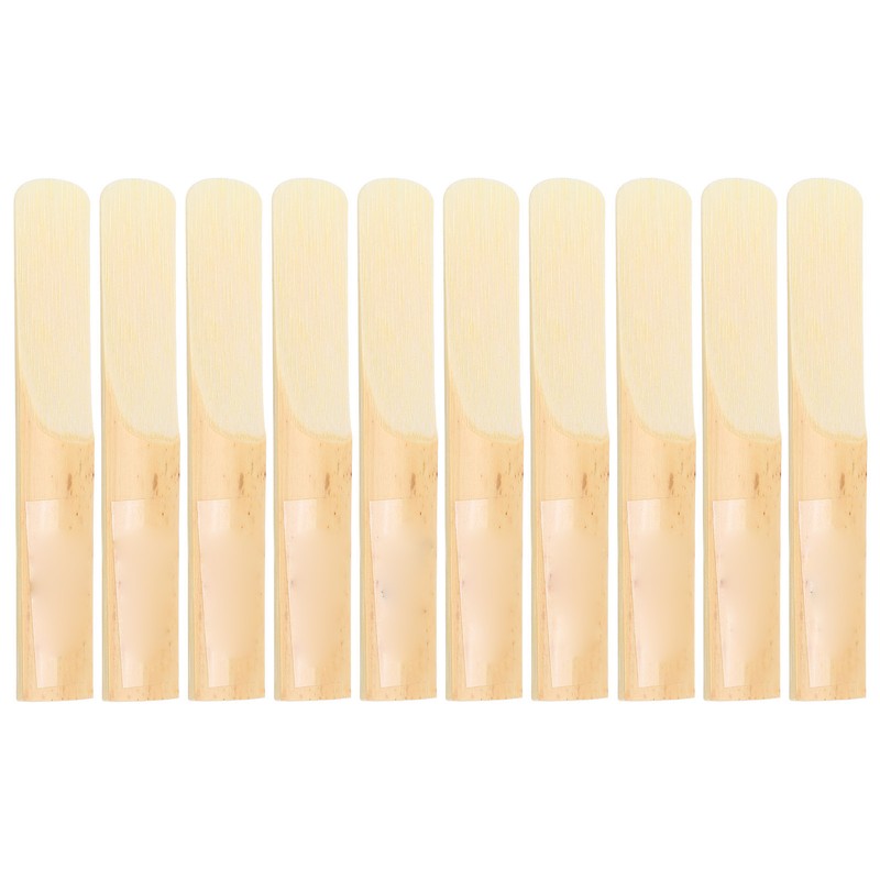10Pcs 3.0 Clarinet Reed Wood Colour B Flat Traditional Reeds
