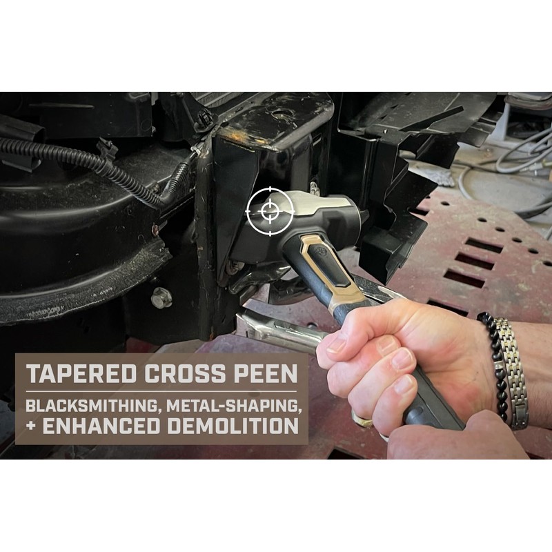 Spec Ops Tools Blacksmith Hammer, 2.5 lb Sledge hammer with