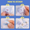 Aori Pacifier Clips for Rebron Baby Dolls Pacifier Holders Silicone
