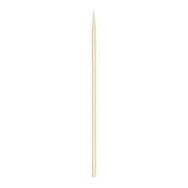 PACKNWOOD 210BBQ15- Bamboo BBQ Skewers -Disposable Appetizer Skewers - Cocktail Picks,Bamboo BBQ Appetizer Skewers for Grilling,Kabob,Fruit,Appetizers, Brunch,Chocolate Fountain- 5.9” | Case of 10000