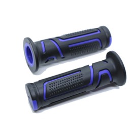 Beatus Bike Handle Grip, 88.6 ft (22.2 m), Universal Left and Right Set, Rubber Color, Colorful (Blue)