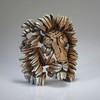 Enesco Edge Sculpture Lion Bust Miniature Figurine, 5.31 Inch, Multicolor