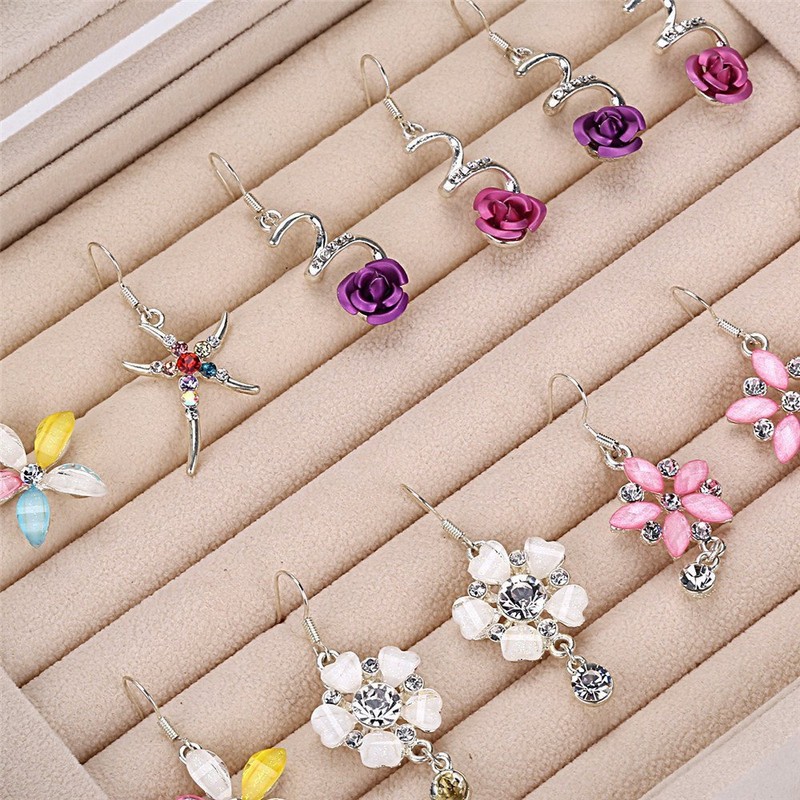 SPIEA Ring Box Velvet Jewelry Case Accessory Ring Display Accessory