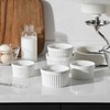 MALACASA Ramekins 10 oz Oven Safe, Porcelain Creme Brulee Ramekins