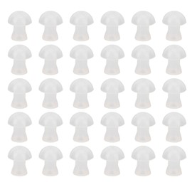 30pcs Hearing Amplifiers Eartips Soft Silicone White Accessories Replacement Earbud M
