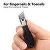 Qgond Wide Jaw Anti-Splash Slanted Nail Clipper – Extra Sharp