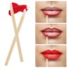Tecbeauty 200 Pcs Desechables Mango de Bambú Cepillos de Labios