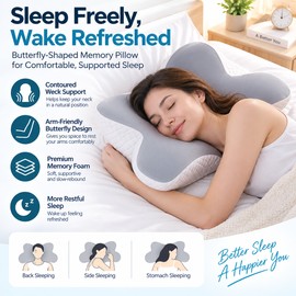 Memory Foam Sleeping Pillow for Neck Support – Slow-Rebound Rectangular Pillow for Bedroom Rest and Everyday Sleep