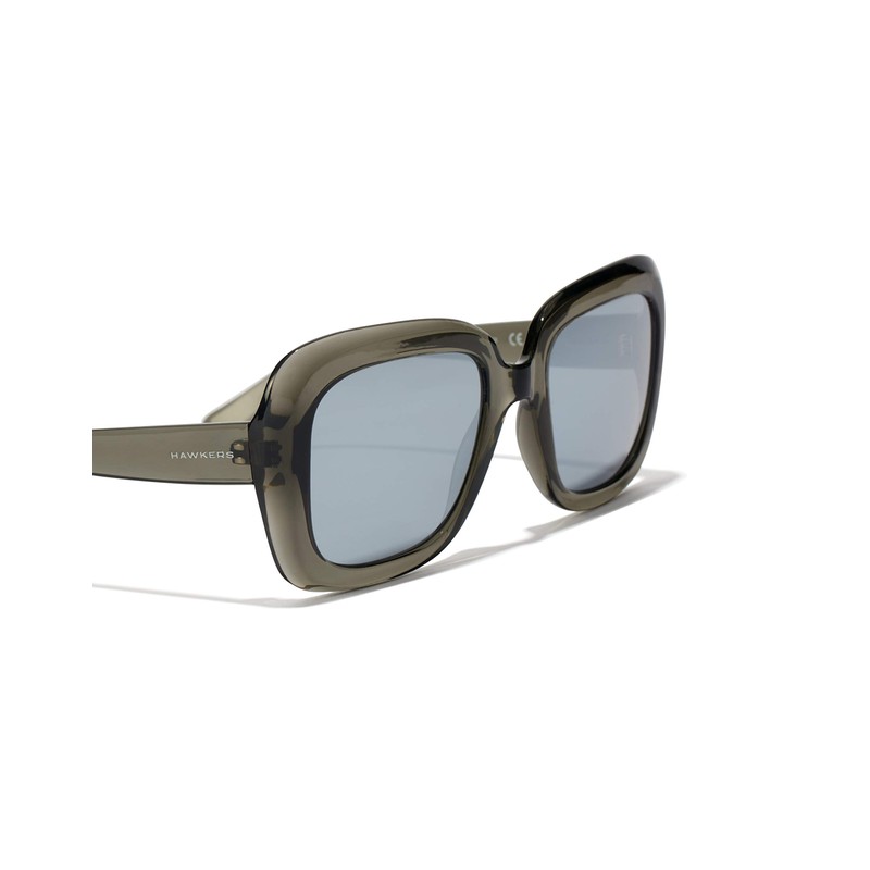 HAWKERS Butterfly Sunglasses for Men and Women, Grey chrome