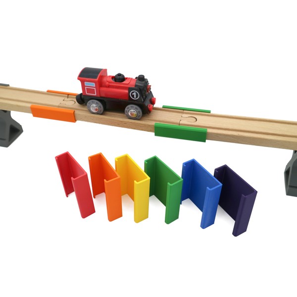 missing piece - Bridge Clip for Wooden Railways (Pack of