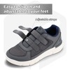 FitVille Men's Easytop Duo Strap Shoes V3 Extra Wide Trainers