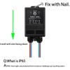 Waterproof Wireless Light Switch,AC110V-240V 40A Relay Switches | 4900ft RF