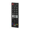 Elpa IRC-203T (BK) TV Remote Control, Compatible with Major Domestic
