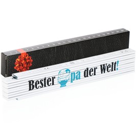 Robin Goods® Metre Ruler, 2 Metre Folding Ruler as a Gift with Funny Inscription, Gift for Father's Day, Christmas, Birthday for all Dads and Grandpas