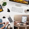 Left Handed Mouse, Ergonomic 2.4GHz Vertical Optical Wireless Mouse with