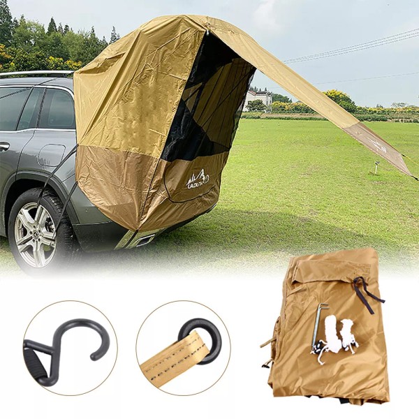 Tailgate Shade Awning Tent for Camping Hatchback Tent Sun Shelter