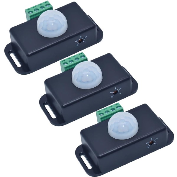 DC 12V 24V 6A Automatic Adjustable PIR Motion Sensor Switch